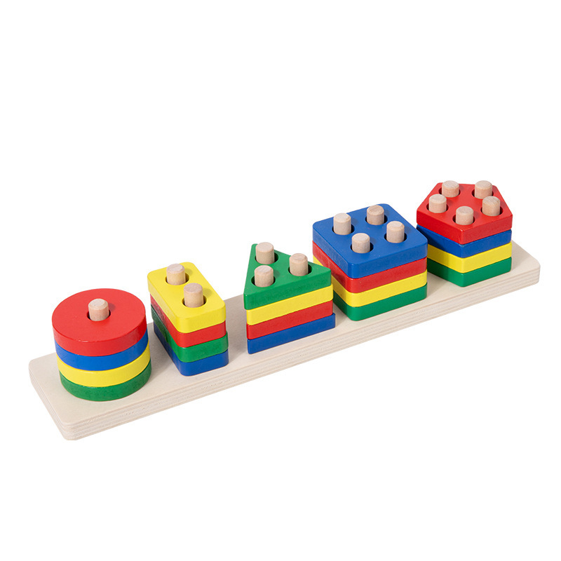 Wooden 5 Pieces Blocks