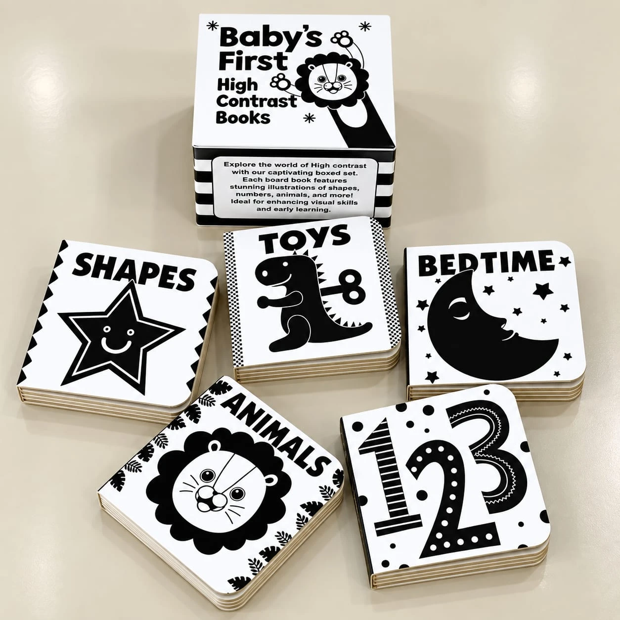 Baby’s First High Contrast Books 5 Piece