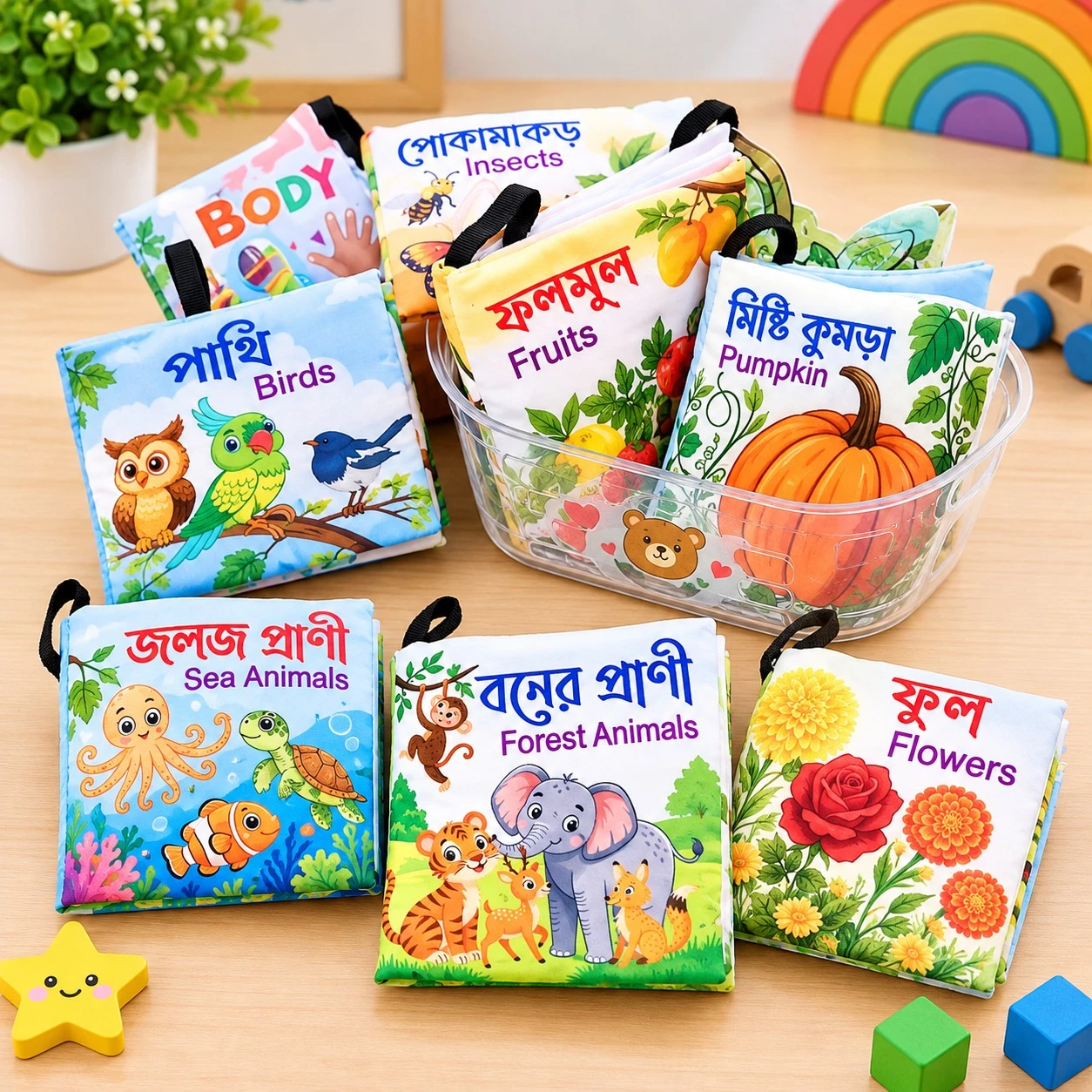 Cloth Book 11 Piece Set