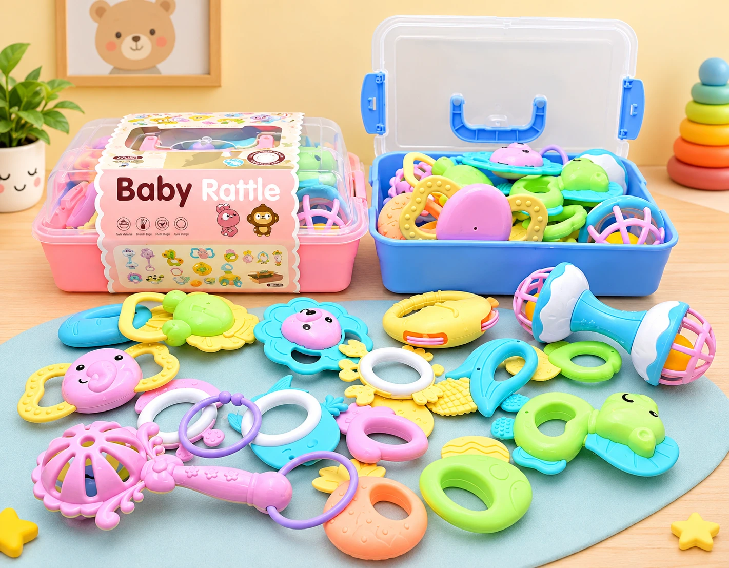 Baby Rattle Set